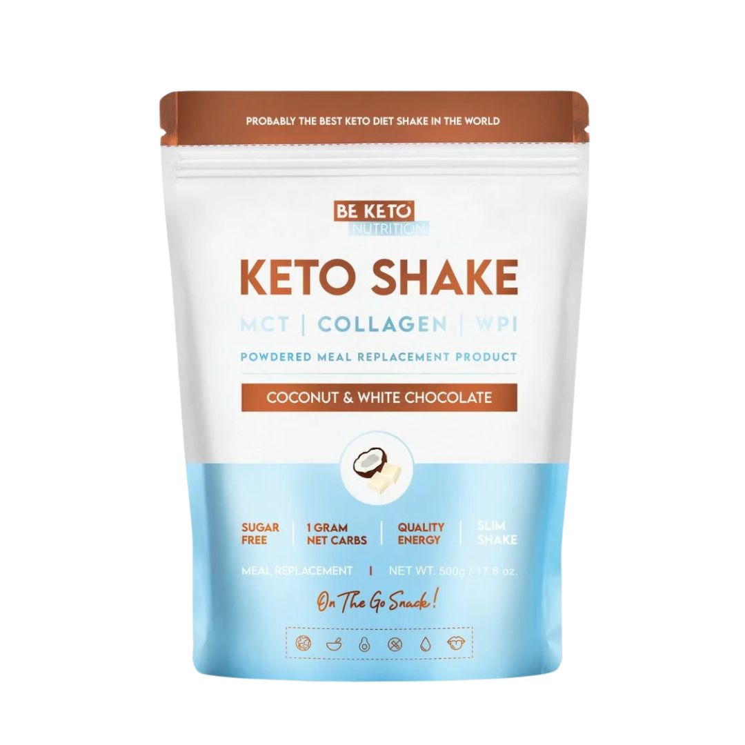 BeKETO šejk kokos/bela čokolada 500g