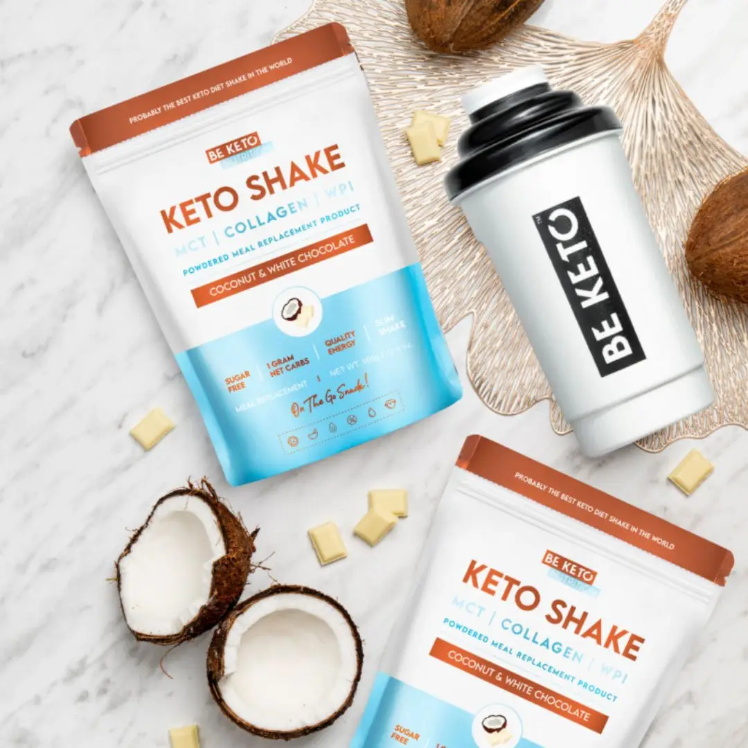 BeKETO šejk kokos/bela čokolada 500g - slika 2