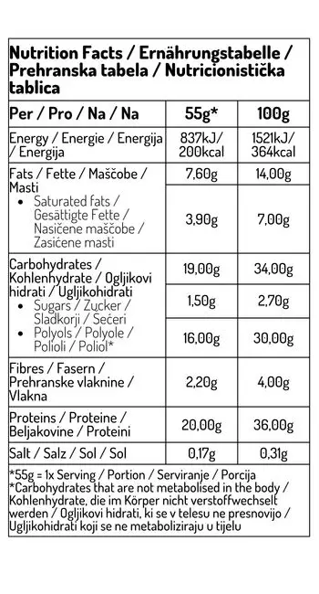 Proteinska ploščica Birthday cake 55g - slika 4