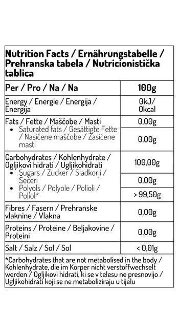 Eritritol sladilo 500 g - slika 2