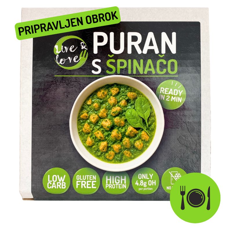 Puran s špinačo 280g