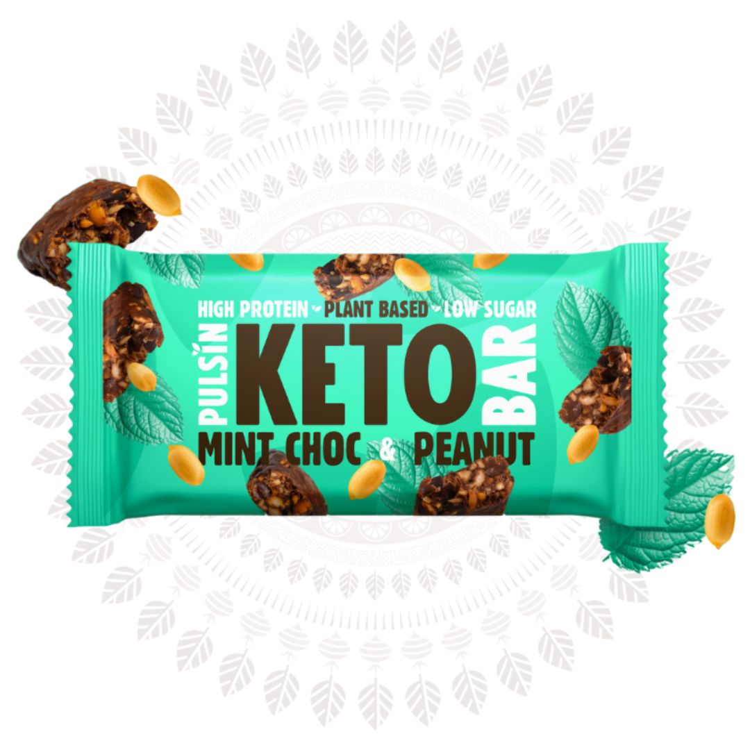 Pulsin KETO bar meta/čoko/arašidi, 50g