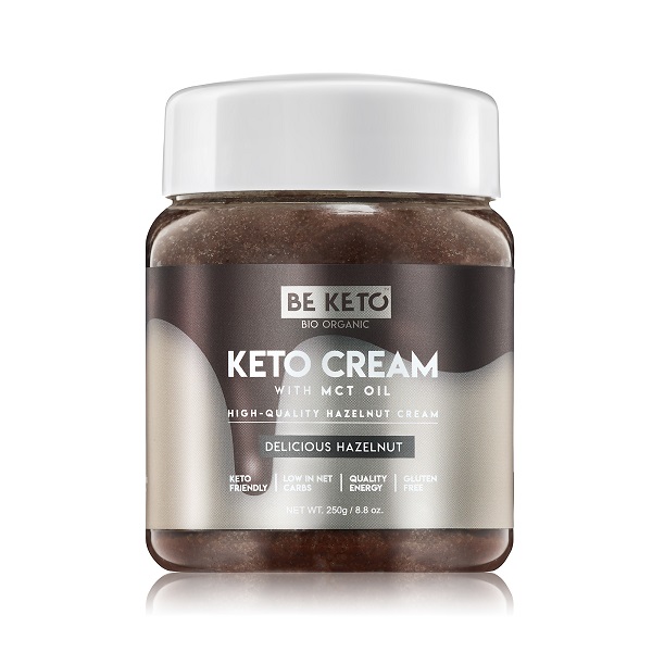BeKETO kremni namaz lešnik + MCT 250g