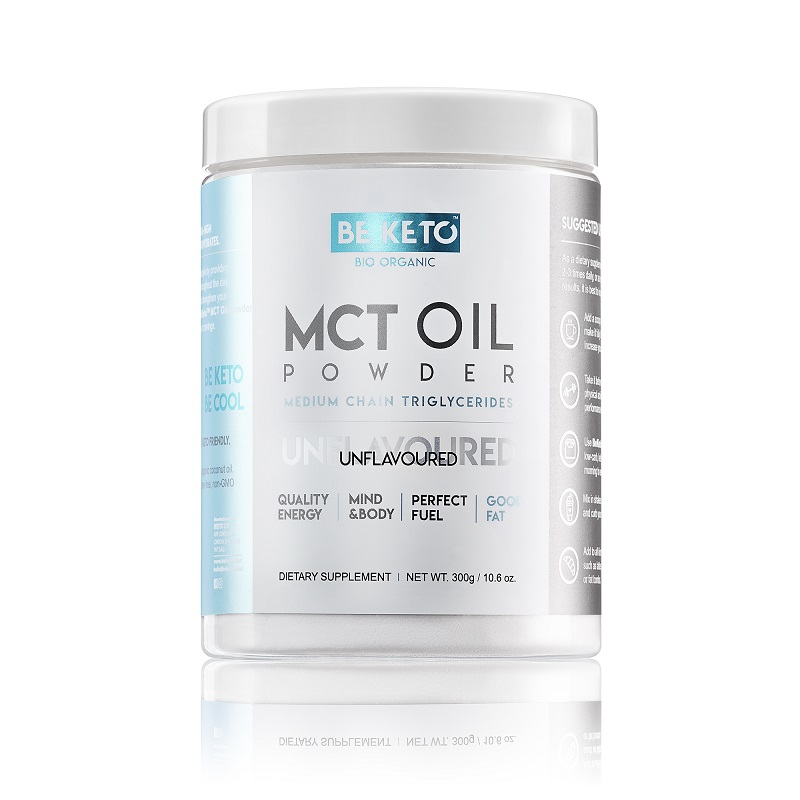 BeKETO MCT v prahu brez okusa 300g