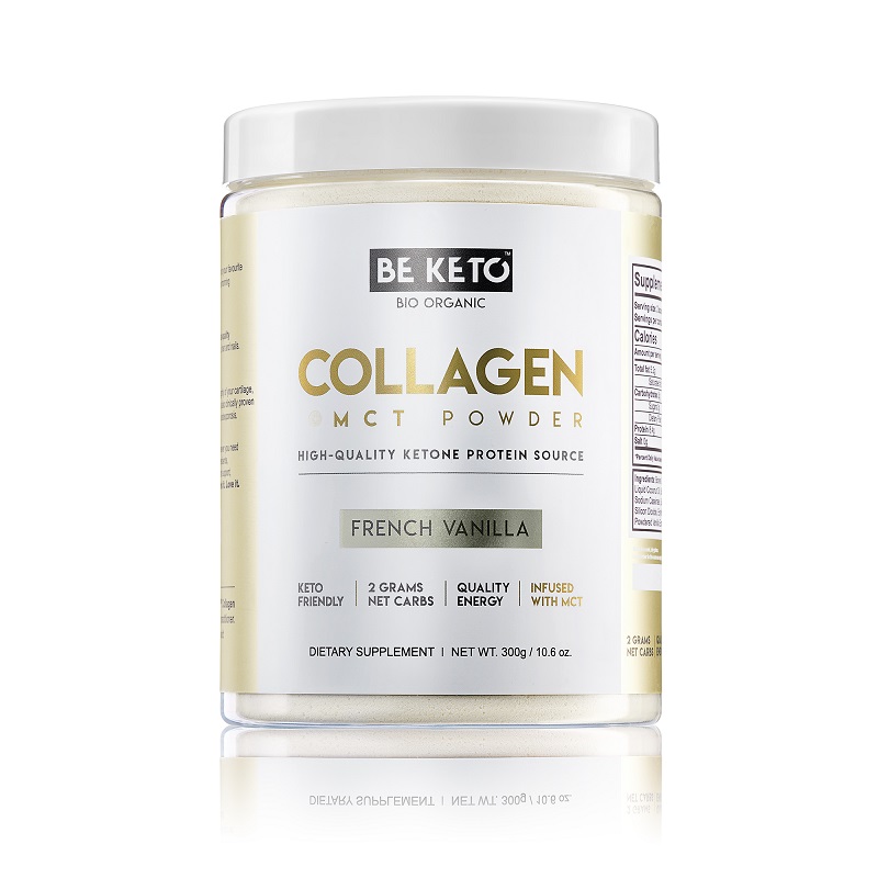 BeKETO kolagen vanilija + MCT 300g