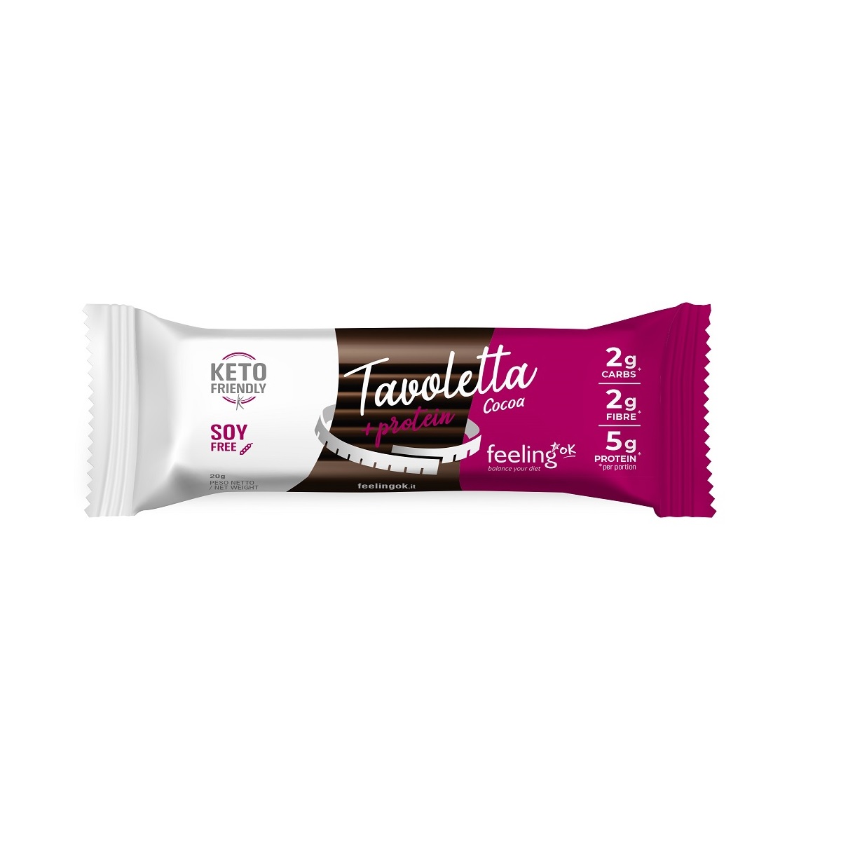 Tavoletta proteinska ploščica 20g - slika 2